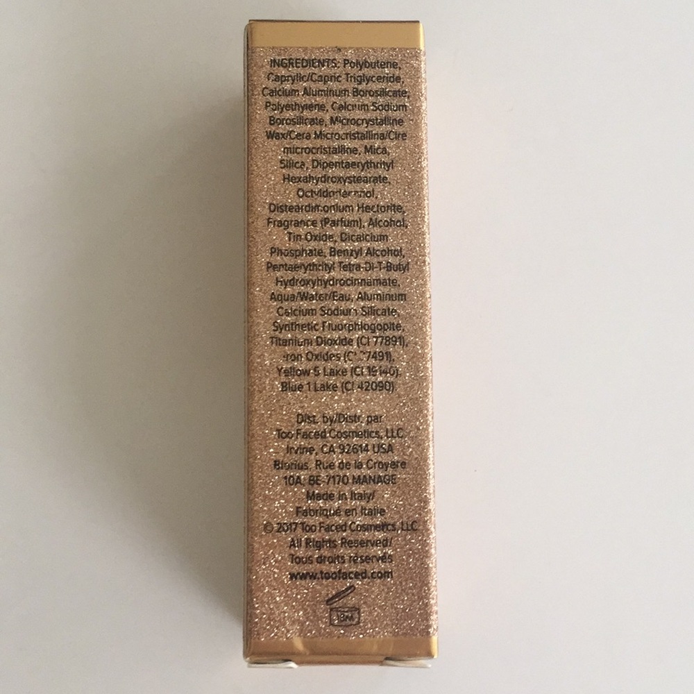 NIB Too Faced MISS THING Metallic Sparkle Lipstick - Picture 8 of 8